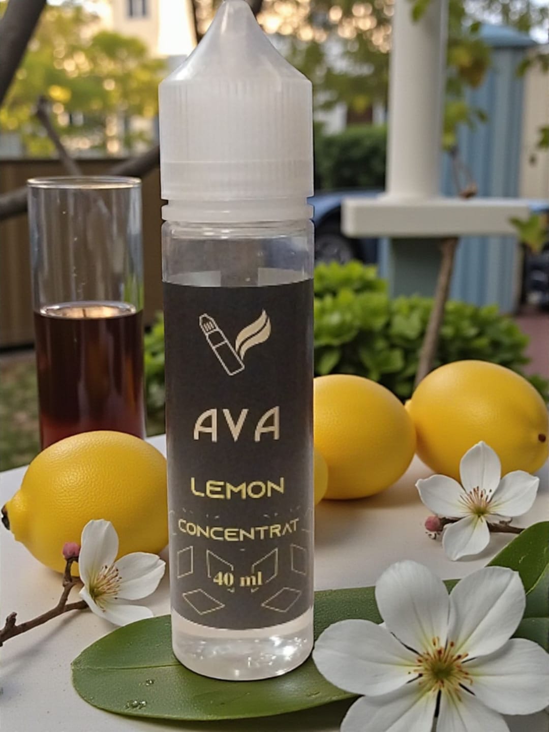 Aromă Concentrată Lămâie 10 ml, 40 ml și 100 ml – un concentrat natural de lămâie, obținut din ingrediente certificate organic, pentru a oferi o explozie de prospețime autentică în preparatele tale