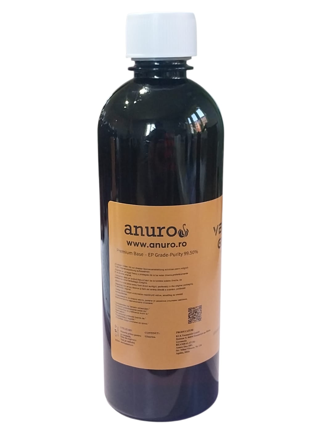 Cumpără glicerină vegetală Premium Base, EP Grade, puritate 99,50%. Ideală pentru produse cosmetice, DYI și preparate farmaceutice. Ingredient premium, stabil si sigur.