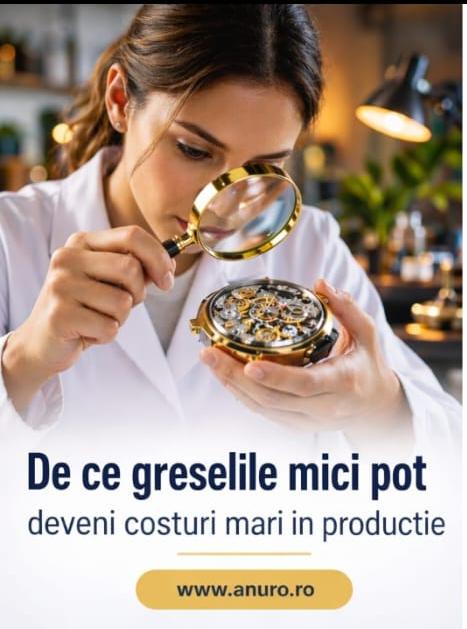 De ce greselile mici pot deveni costuri mari in productie