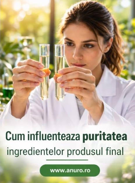 Cum influenteaza puritatea ingredientelor produsul final