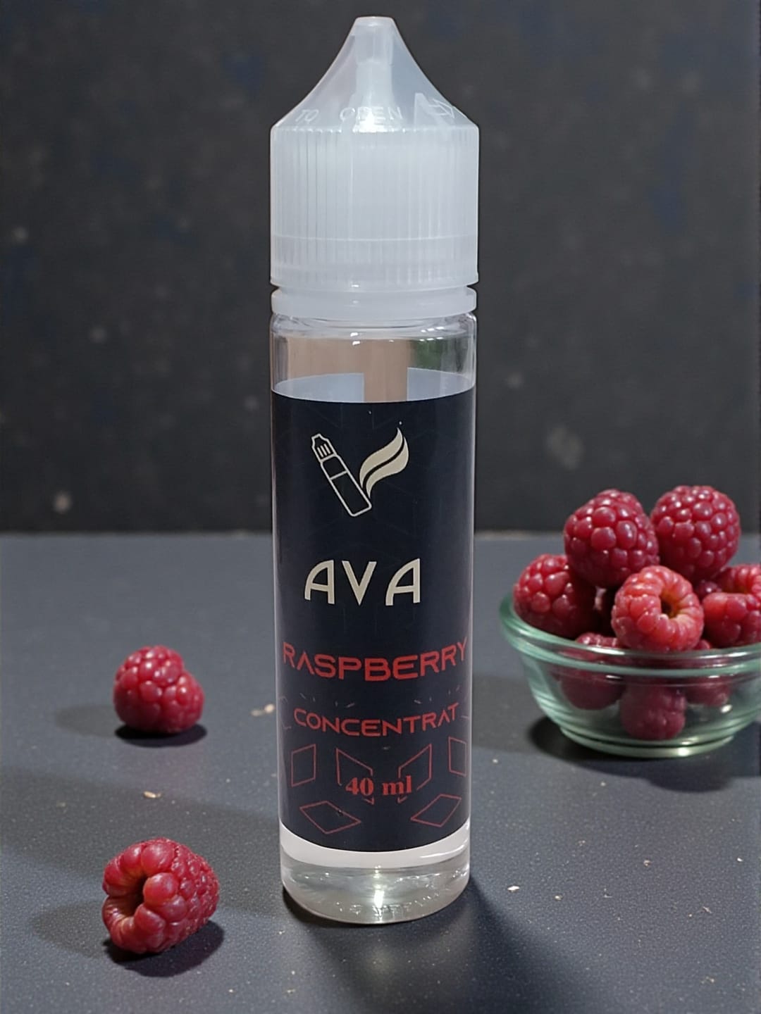 Descopera aroma concentrata cu zmeura, un gust intens si proaspat. Aroma concentrata de zmeura ofera un gust dulce-acrisor si o esenta vibranta.