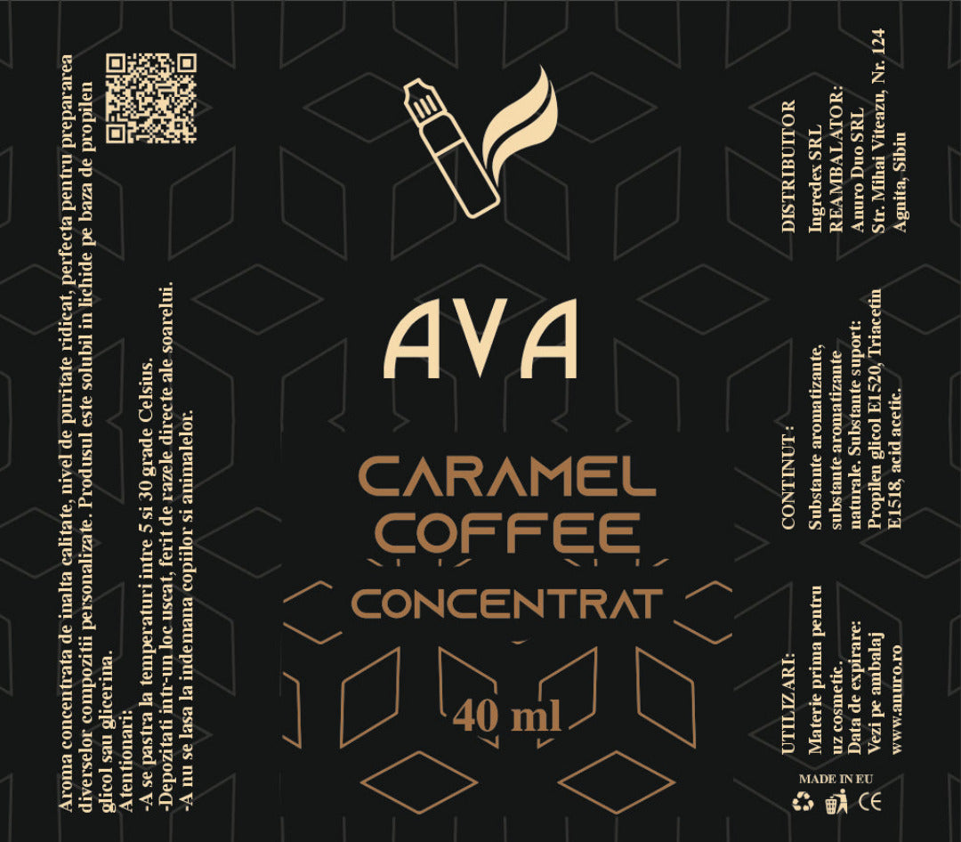 Aroma cu gust bogat si autentic de cafea cu caramel
