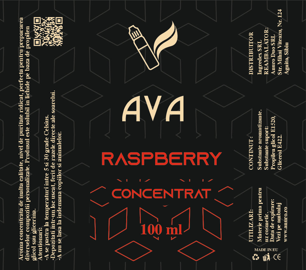 Zmeura intr -o picatura - Concentatie maxima AVA AAnuro