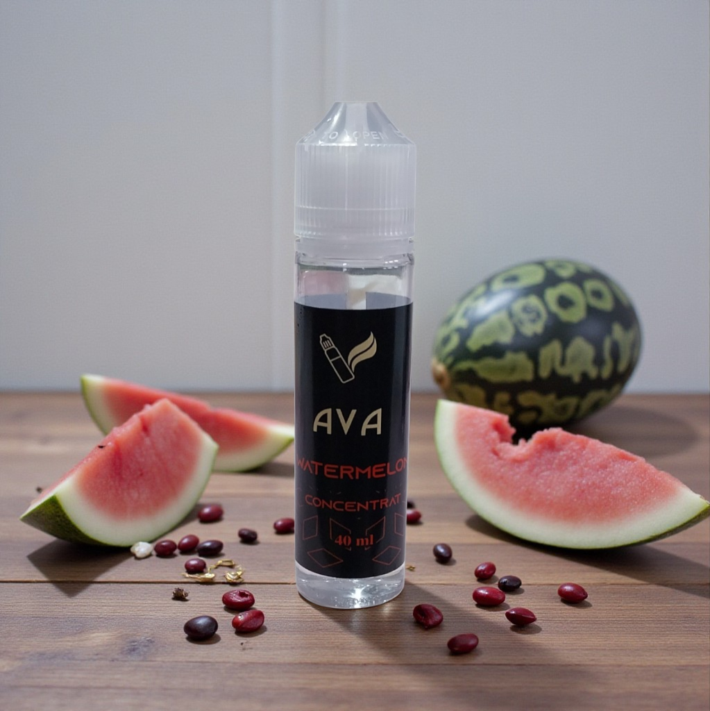 Aroma cu gust de pepene rosu 40 ml  dulce si placut, cu aroma de durata. Intensa si echilibrata .