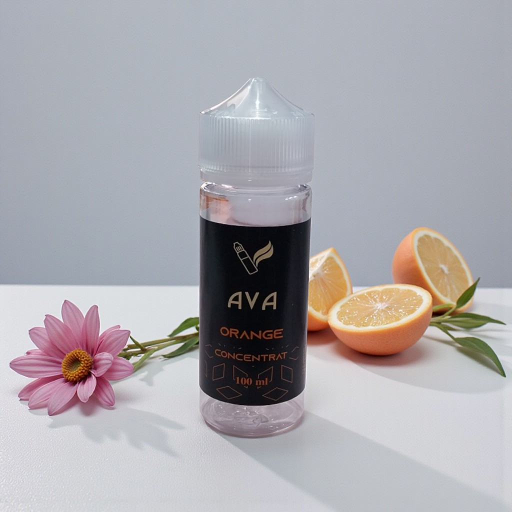 Aroma concentrata cu note bogate de portocala cpoapta , gust rotund si aroma persistenta la 100 ml