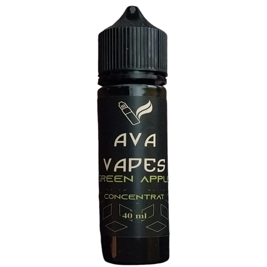 Concentrat de măr verde pentru tigara electronică, oferind o aromă fresh și acrișoară. Ideal pentru vaping fără nicotină, cu un gust răcoritor ce îmbină prospețimea merelor verzi.