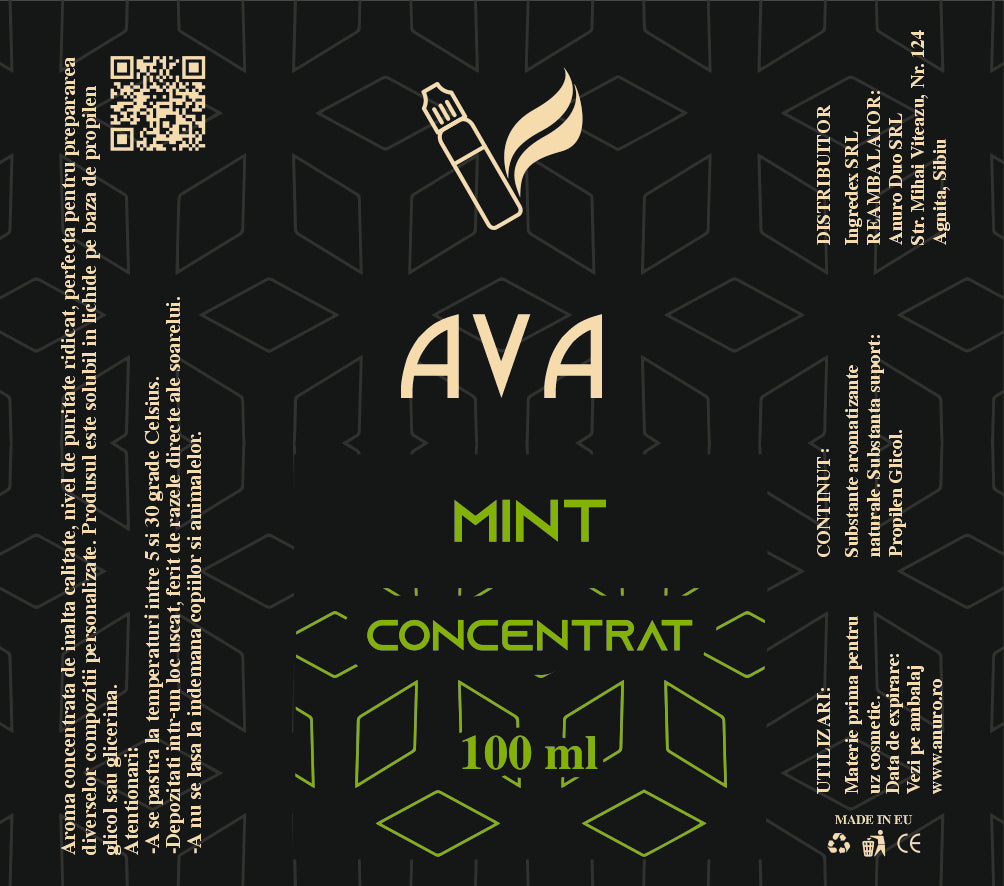 Aroma de mentă se remarcă prin intensitate ridicată, stabilitate excelentă și un parfum pur, cu tonuri vegetale și reci.