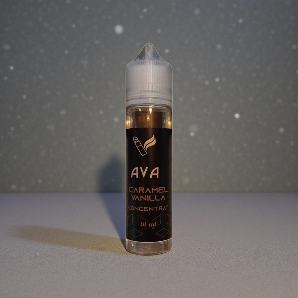 Aroma Caramel anilla imbina dulceata catifelata  a caramelului  cu finetea delicata a a vaniliei. Format practic de 40 ml.